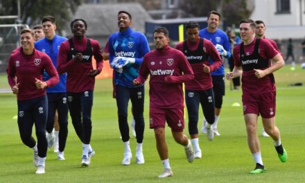RSC Anderlecht vs West Ham United: Trening na London Stadium przed meczem LKE